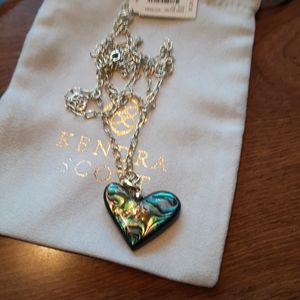Kendra Scott Poppy Heart Necklace, Brand New
